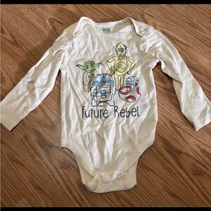 Star Wars Cream 'Future Rebel' Infant Bodysuit